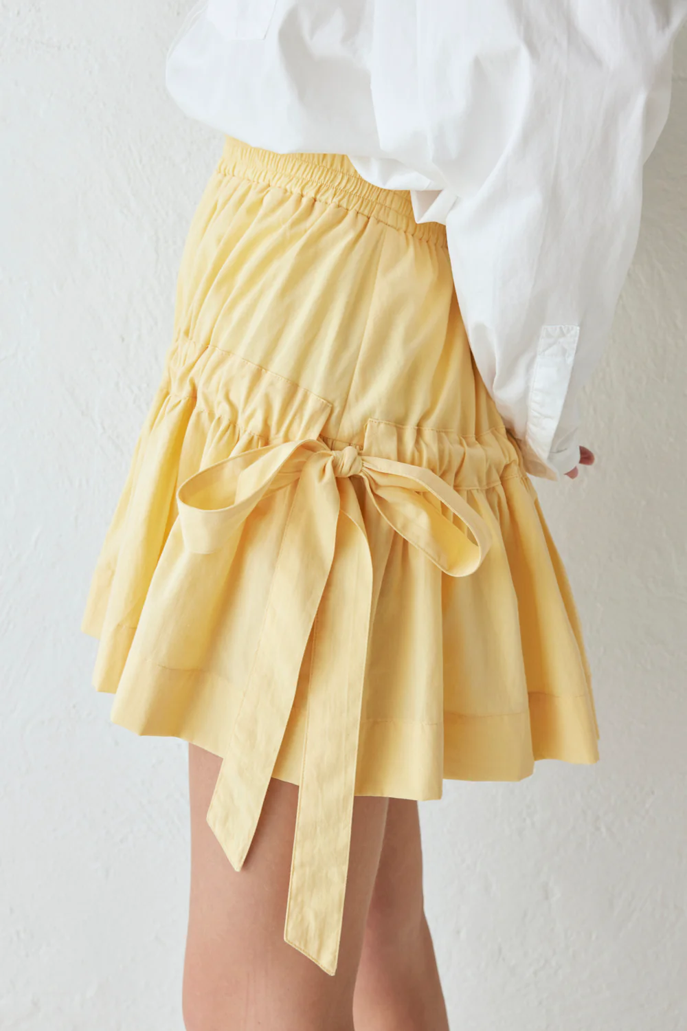 Lily Mini Skirt Yellow - Image 3
