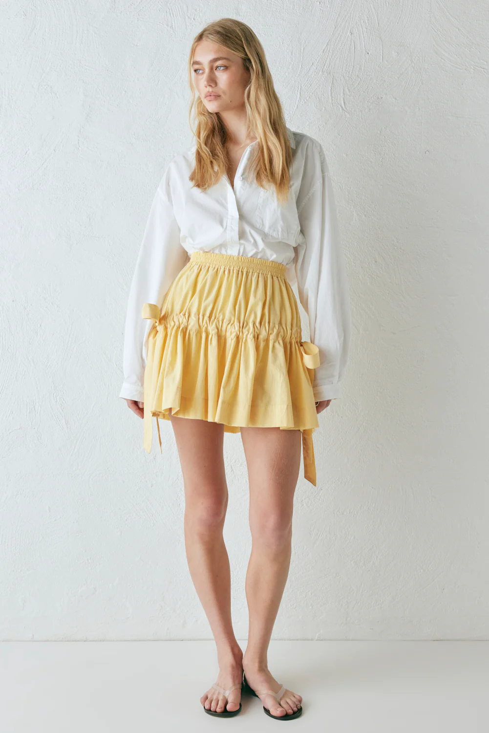 Lily Mini Skirt Yellow - Image 4