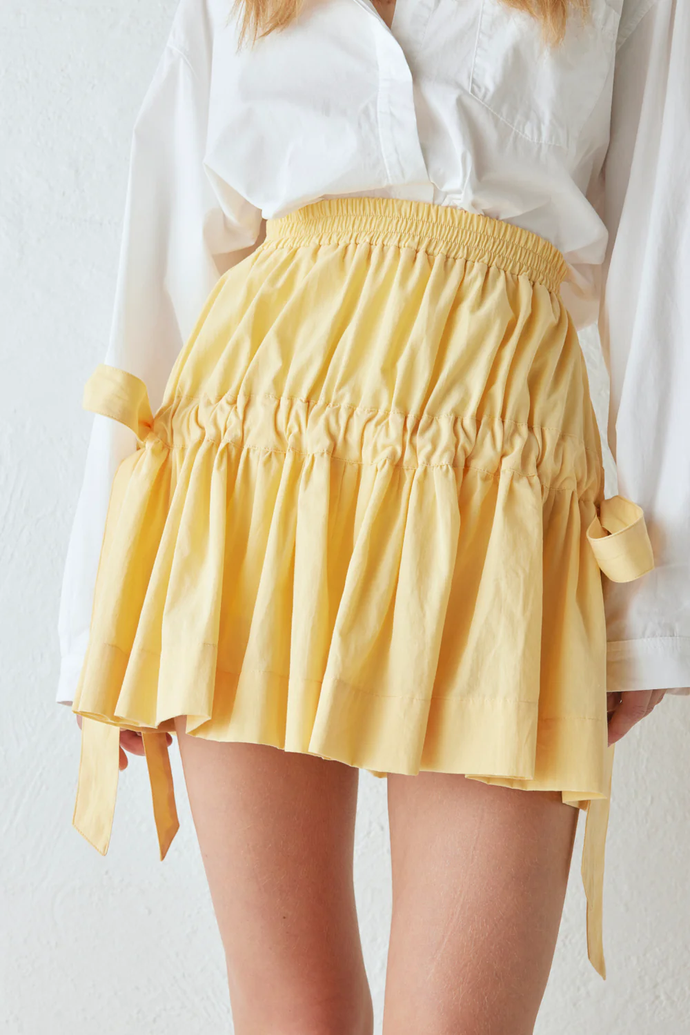 Lily Mini Skirt Yellow - Image 5