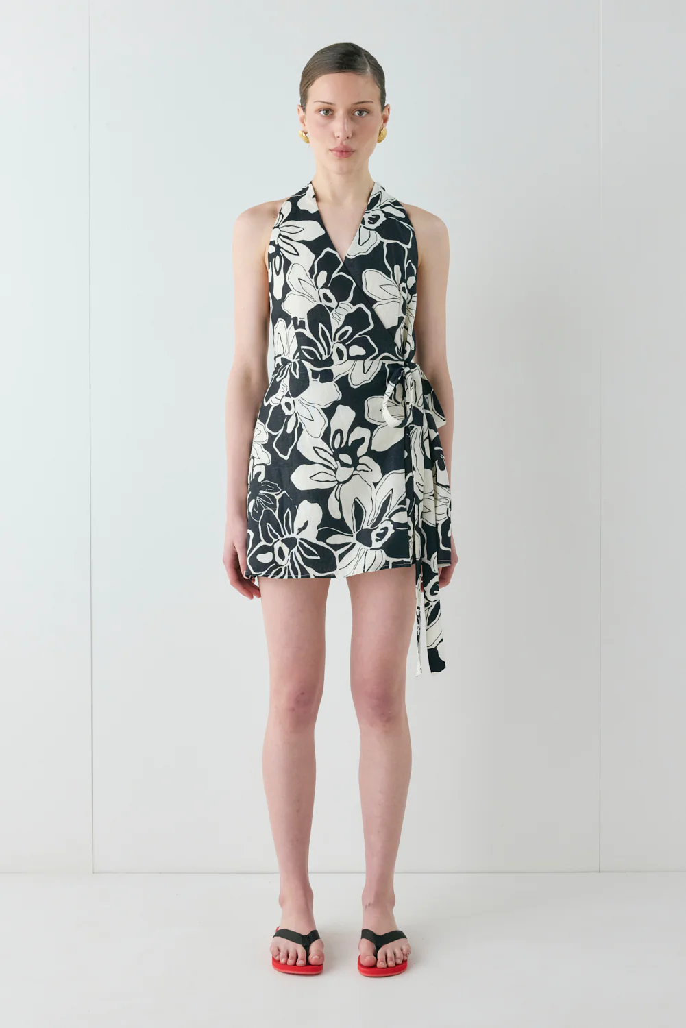 Lo Linen Mini Dress Ani - Image 5