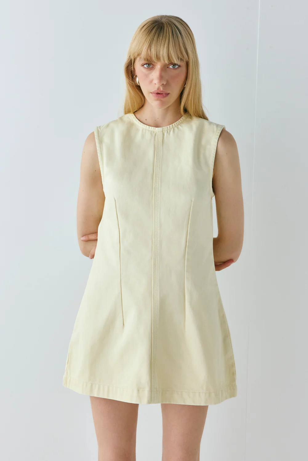 Lolita Denim Mini Dress Butter
