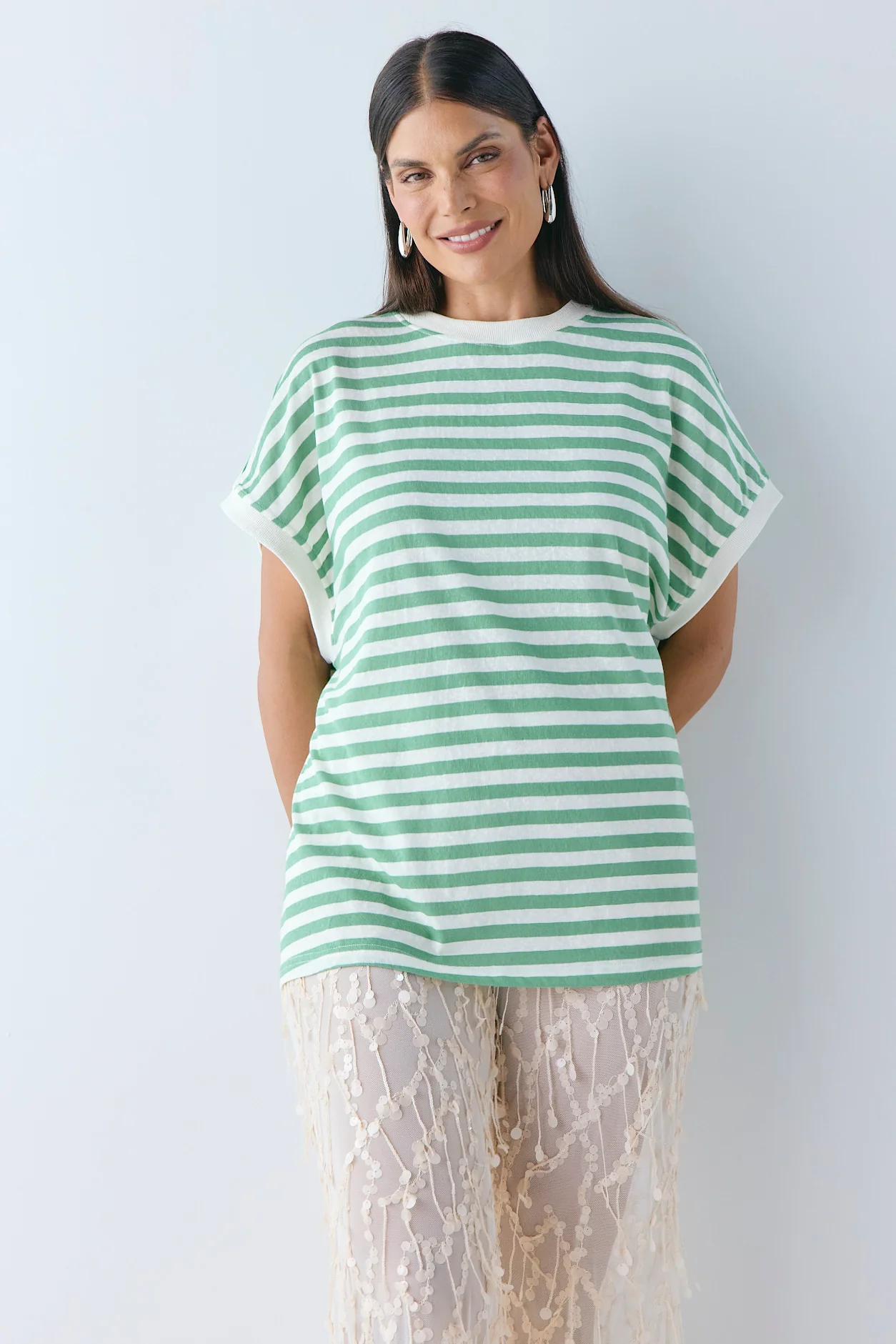 Lori Tank Green Stripe - Image 5