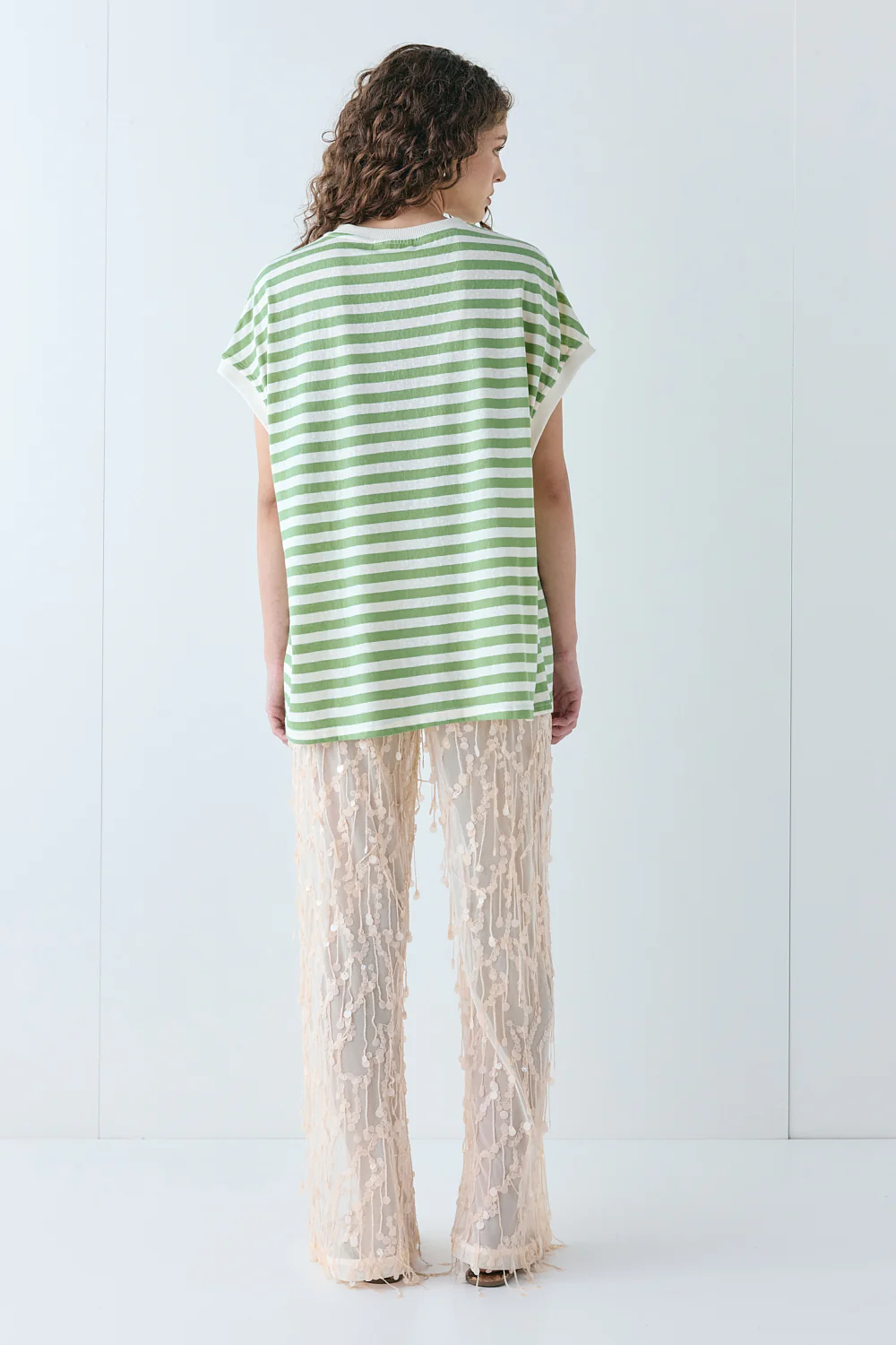 Lori Tank Green Stripe - Image 8