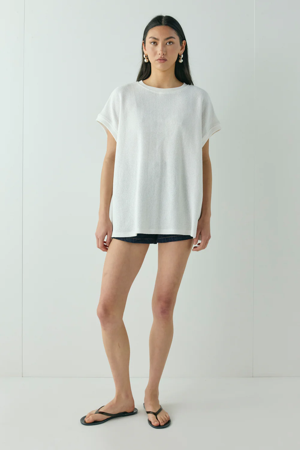 Lori Waffle Tank White - Image 5