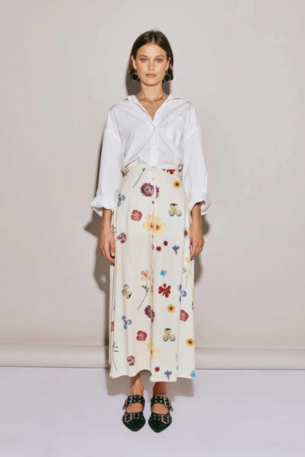 Love Language Midi Skirt Floral - Image 7