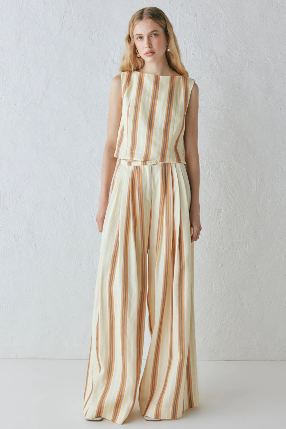 Luca Linen Pants Stripe - Image 2