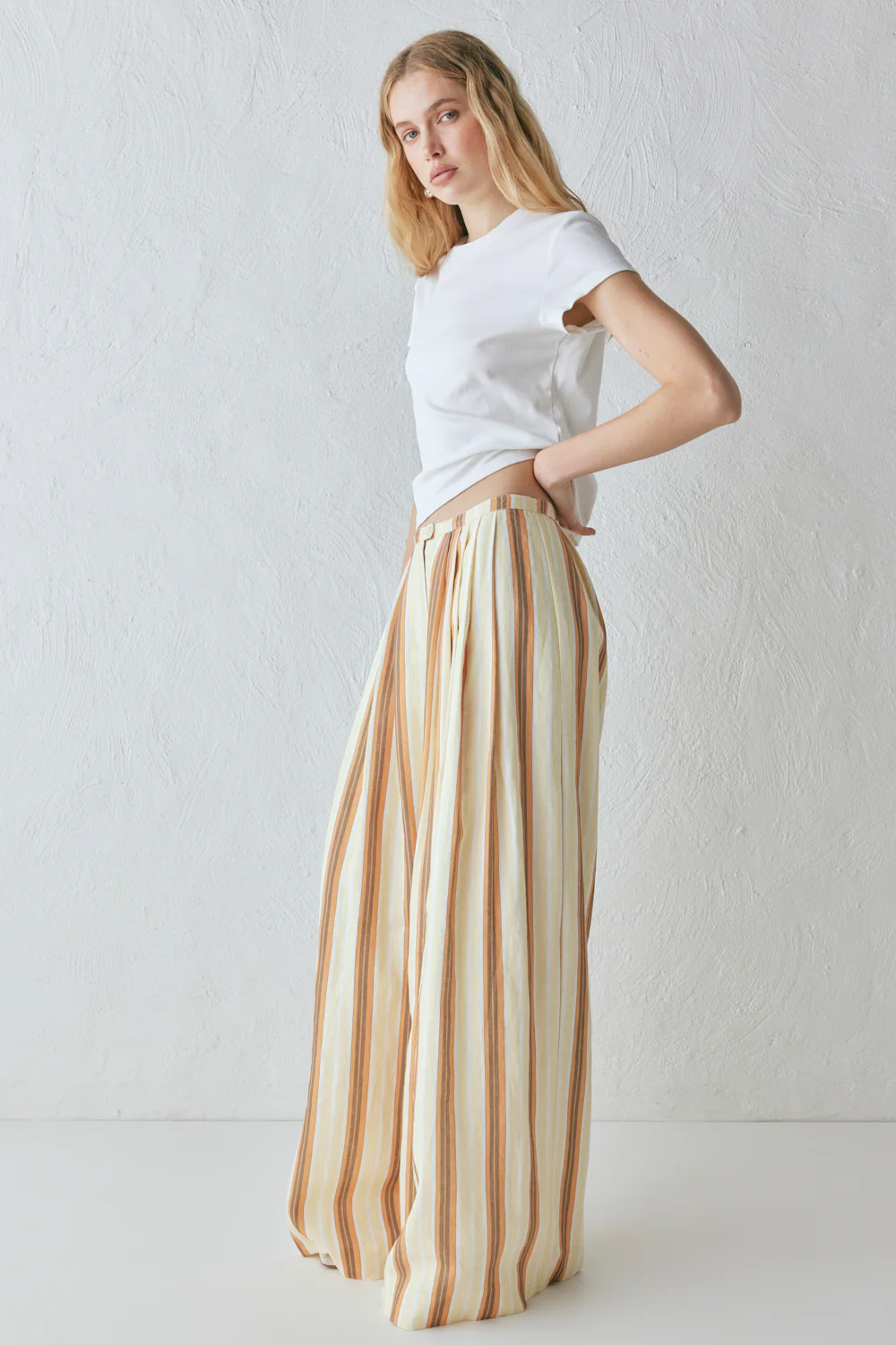 Luca Linen Pants Stripe - Image 4