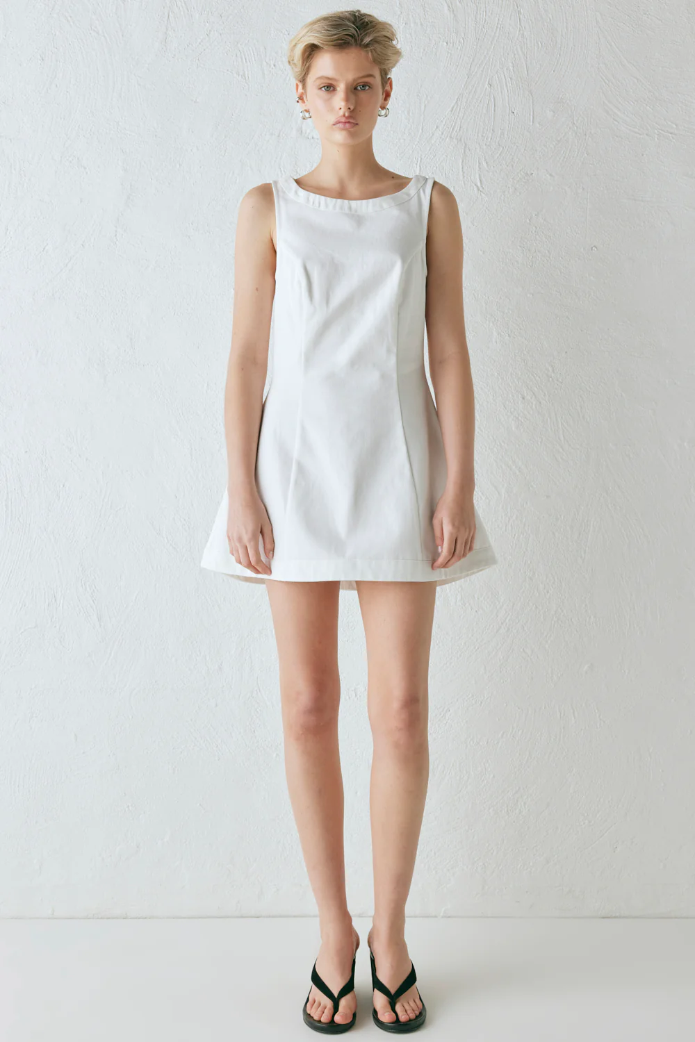 Lulu Mini Dress White - Image 6