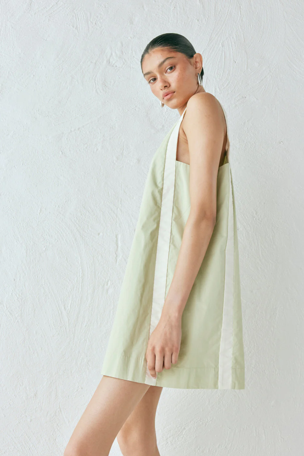 Luma Mini Dress Sage - Image 3