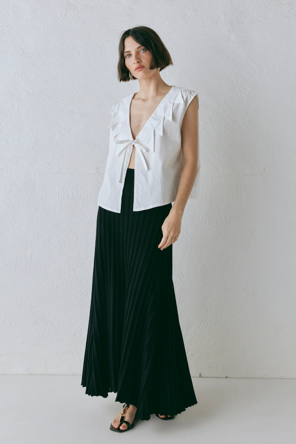 Malou Knit Maxi Skirt Black - Image 4