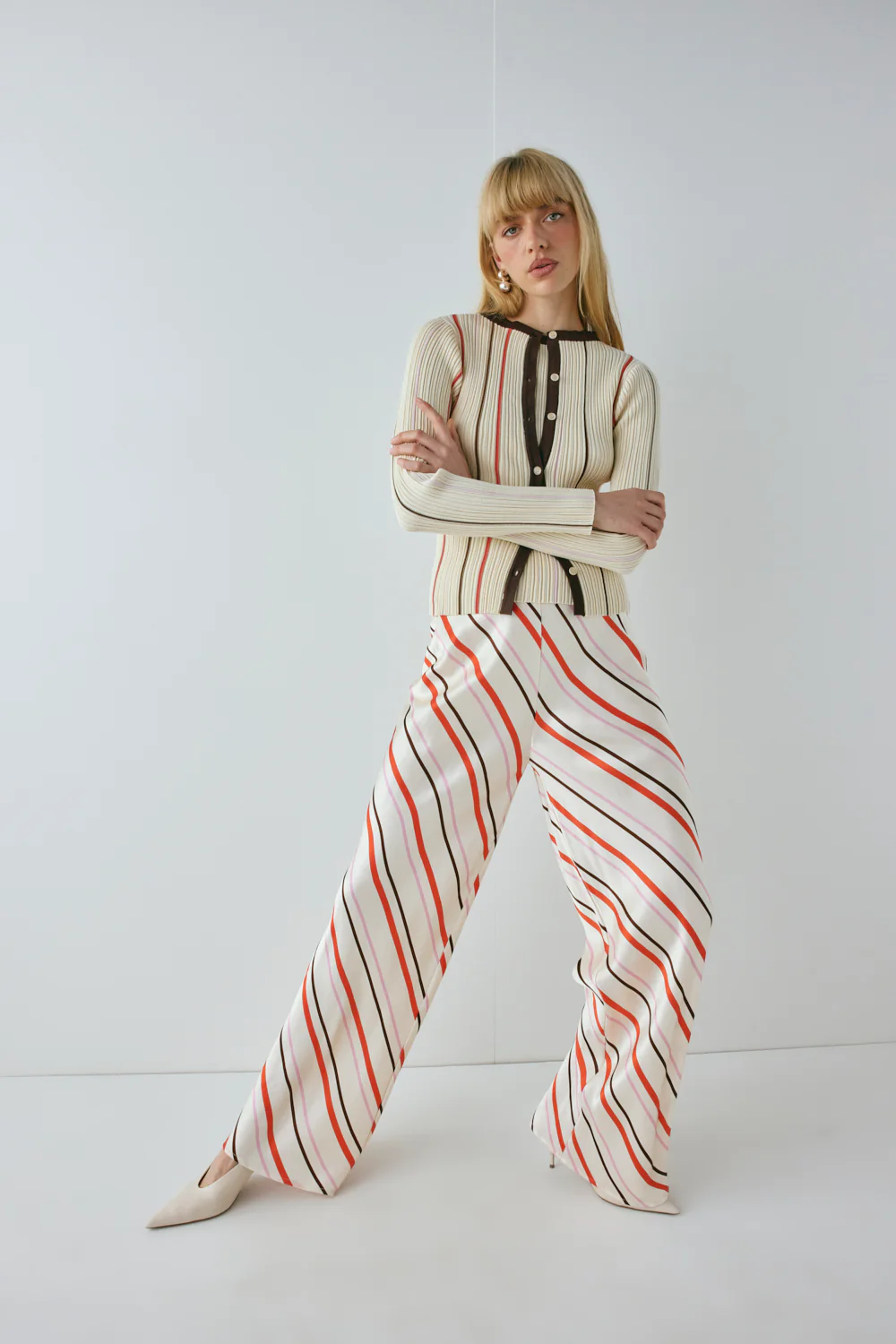 Margaux Knit Cardigan Stripe - Image 6