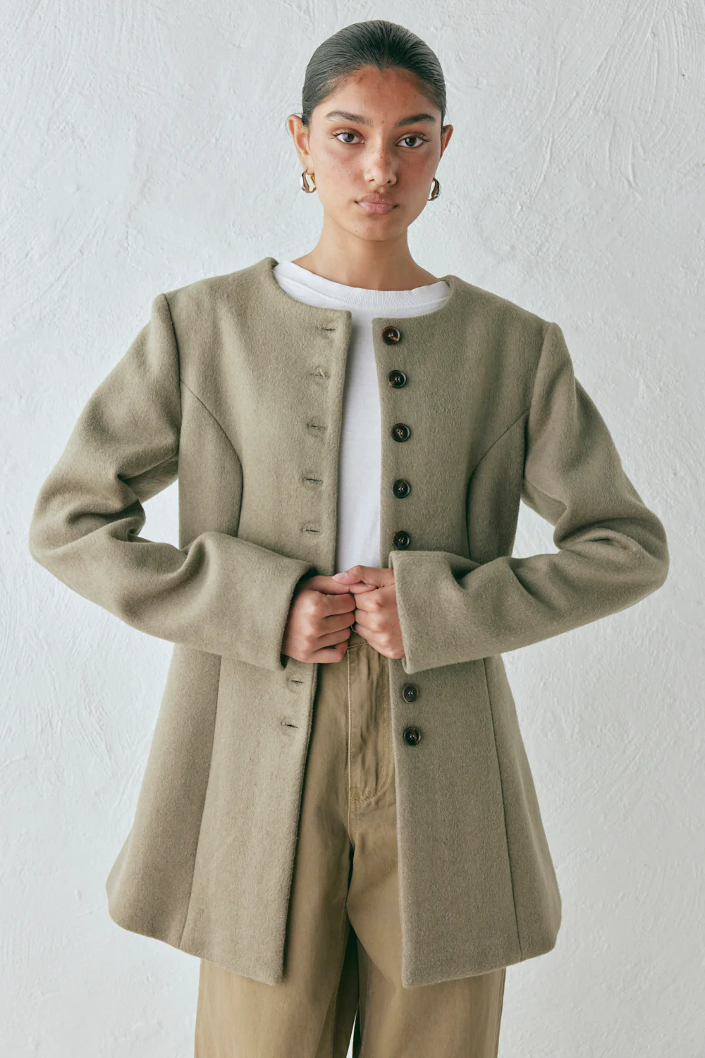 Marie Jacket Khaki - Image 5
