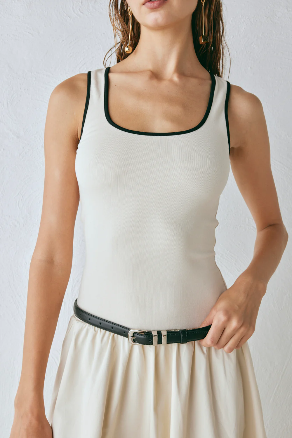 Milena Maxi Dress Cream - Image 3