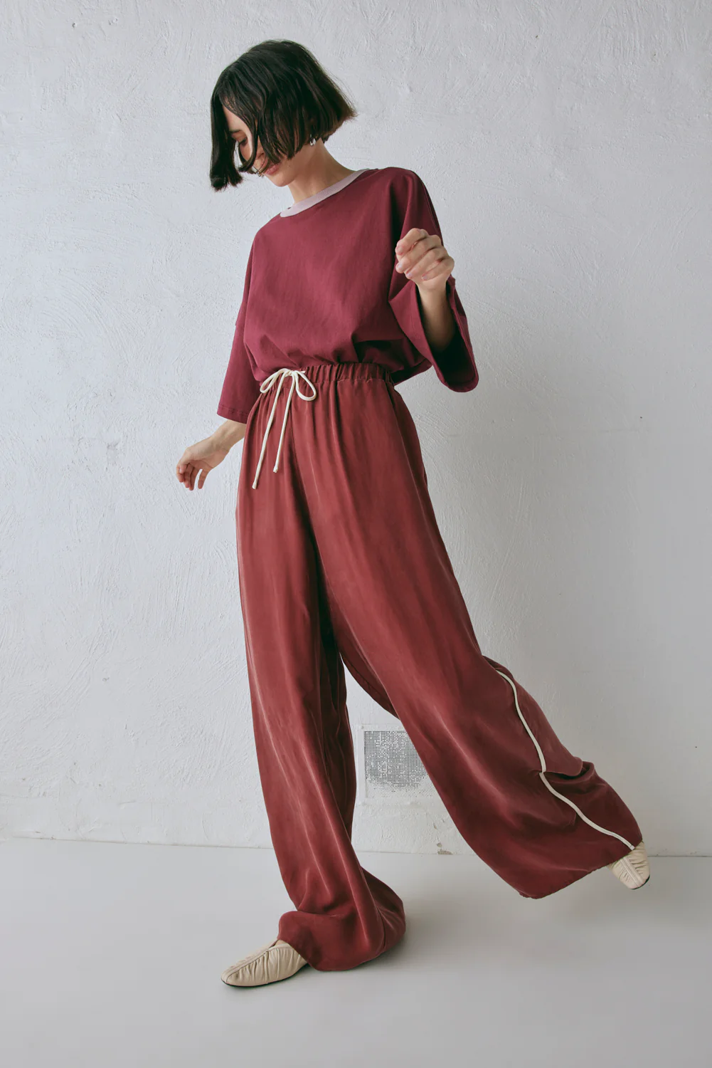 Moonscapes Pants Wine - Image 2