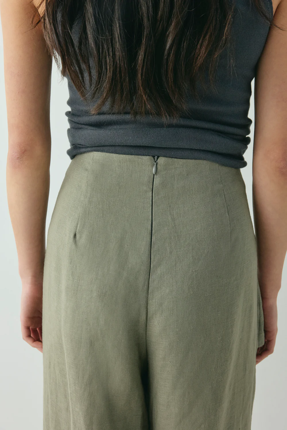 Musa Linen Pants Khaki - Image 6