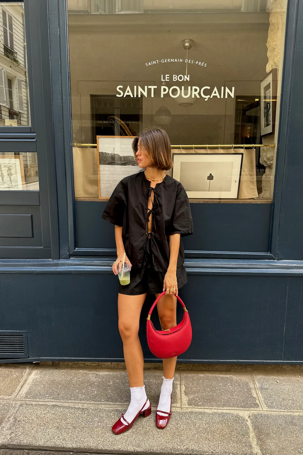 Naomi Smock Top Black - Image 2