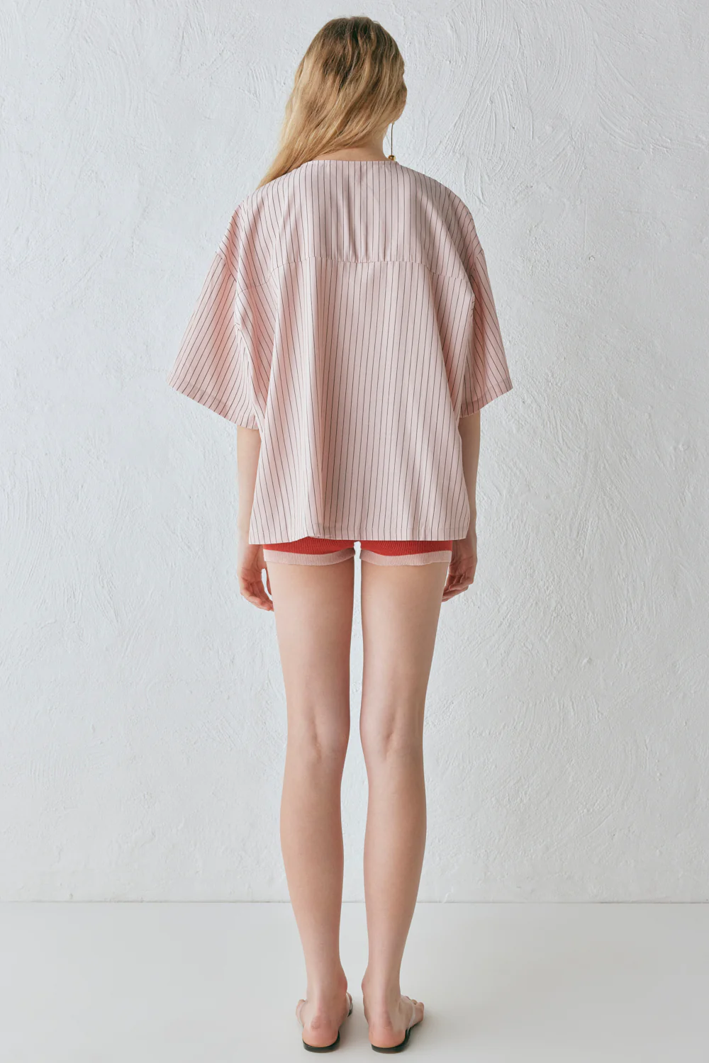 Naomi Smock Top Pink Stripe - Image 8