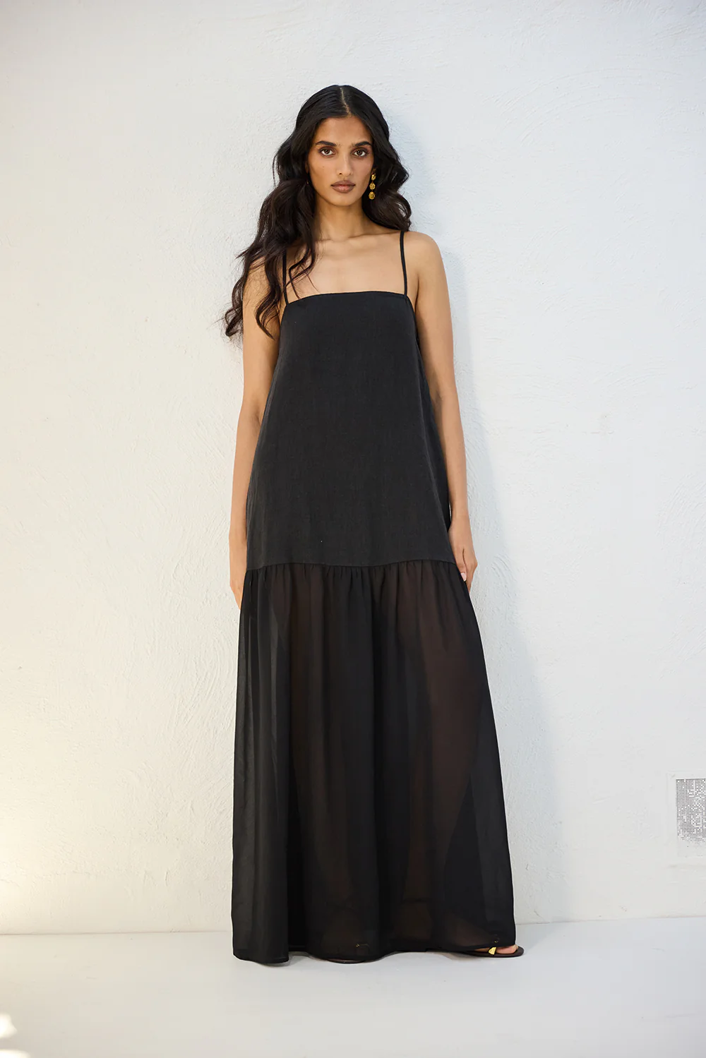 Nora Maxi Dress Black - Image 5