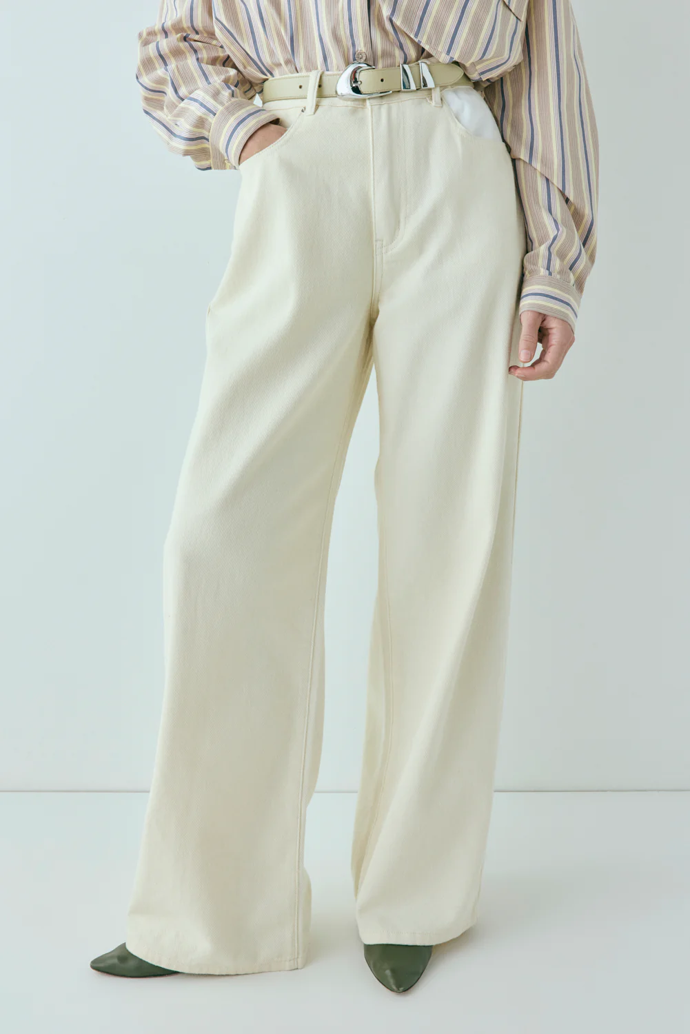 Pippa Denim Jeans Cream