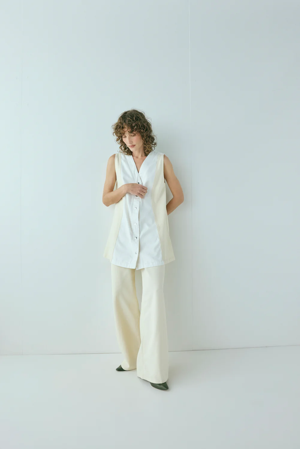 Pippa Denim Jeans Cream - Image 4