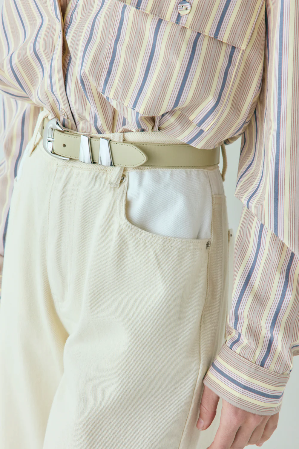 Pippa Denim Jeans Cream - Image 5