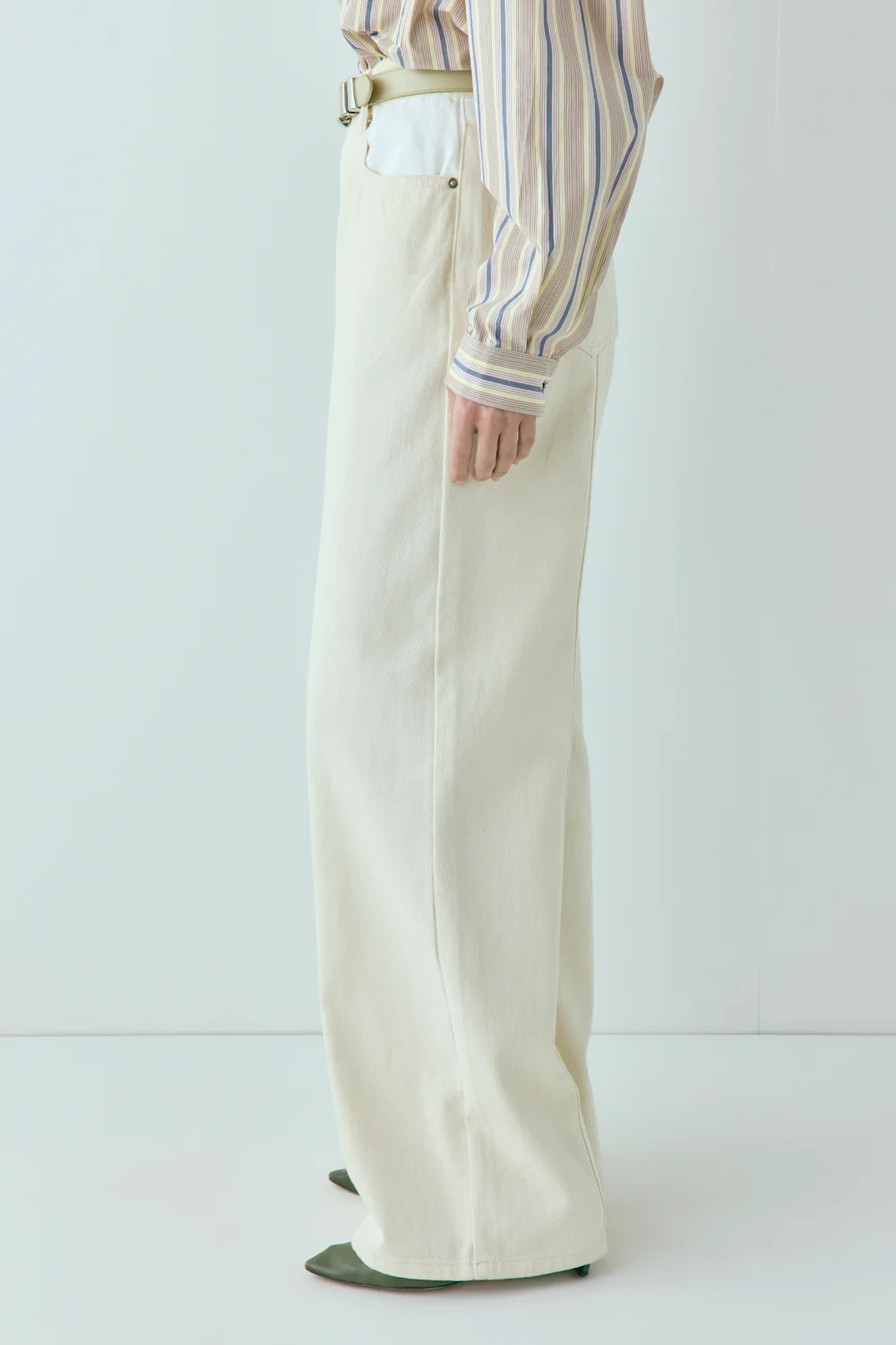 Pippa Denim Jeans Cream - Image 6