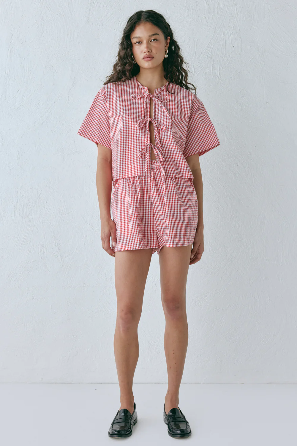 Portia Smock Top Red - Image 4