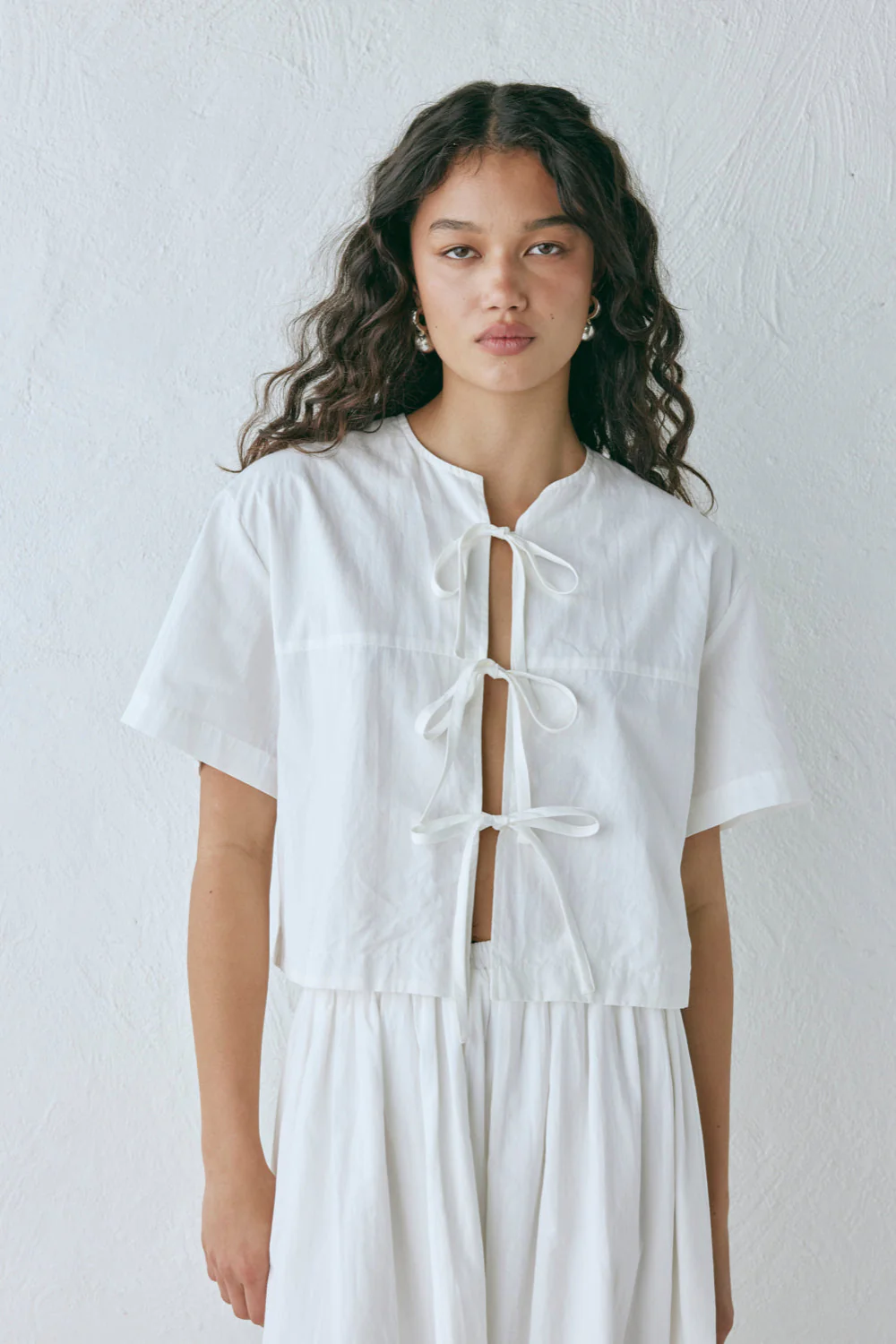 Portia Smock Top White - Image 2