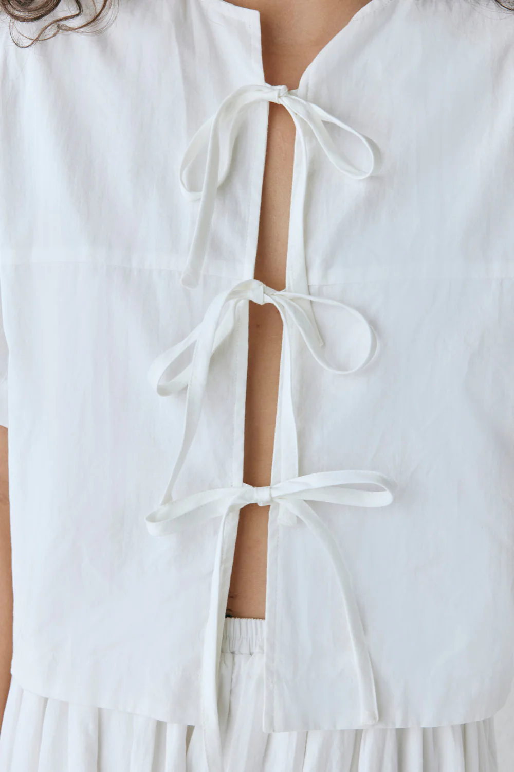Portia Smock Top White - Image 3