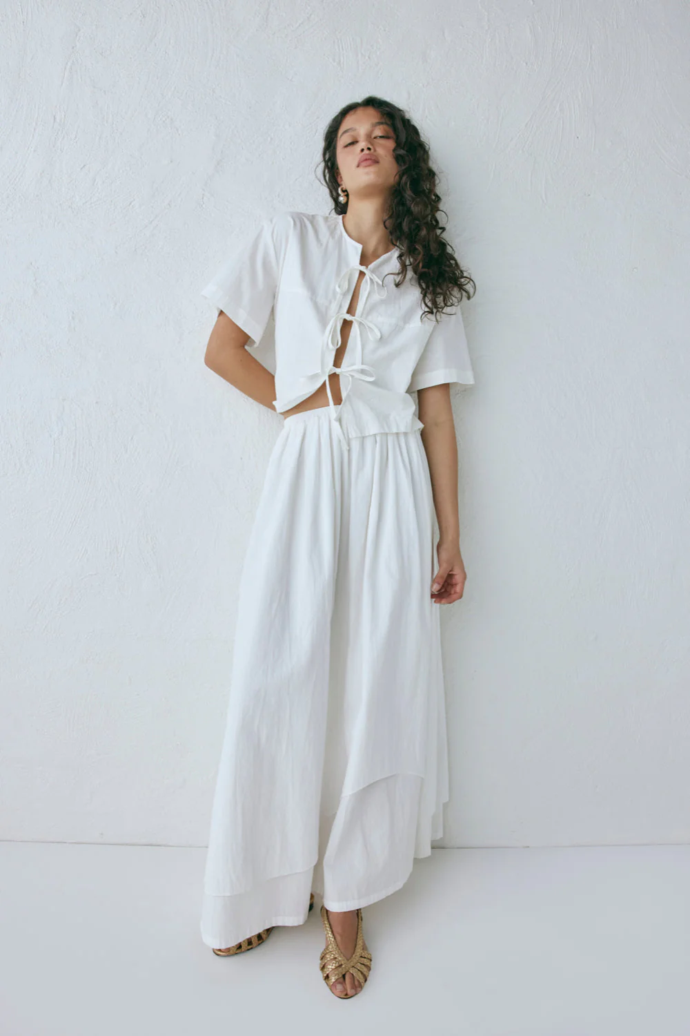 Portia Smock Top White - Image 4