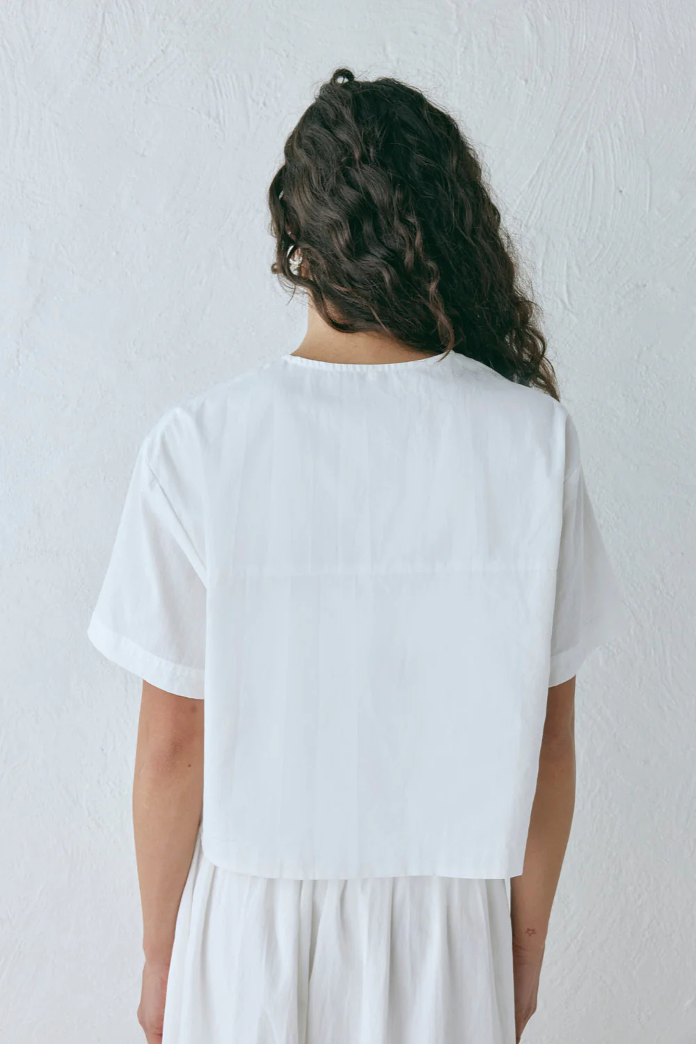 Portia Smock Top White - Image 7