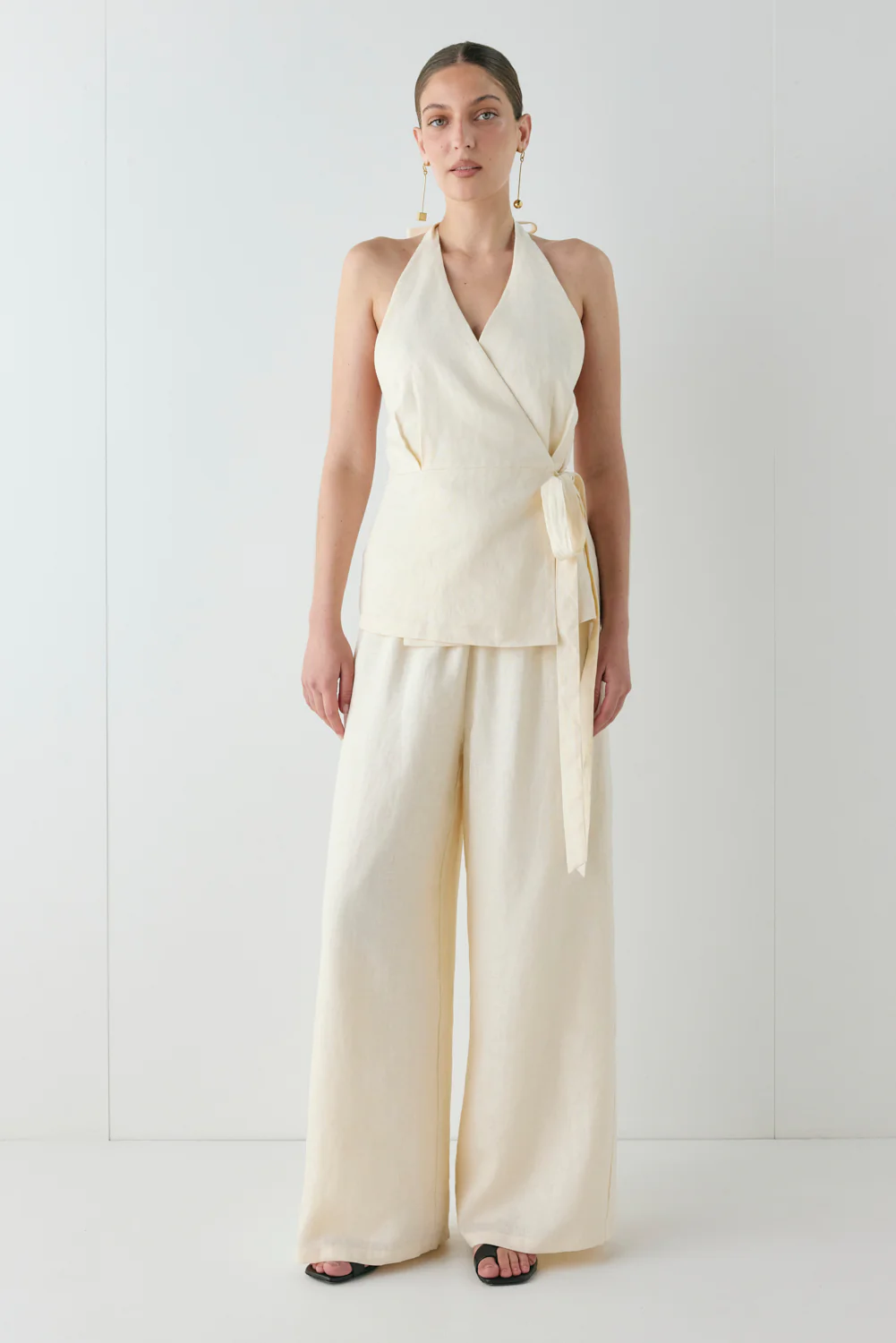 Prue Linen Top Cream - Image 5