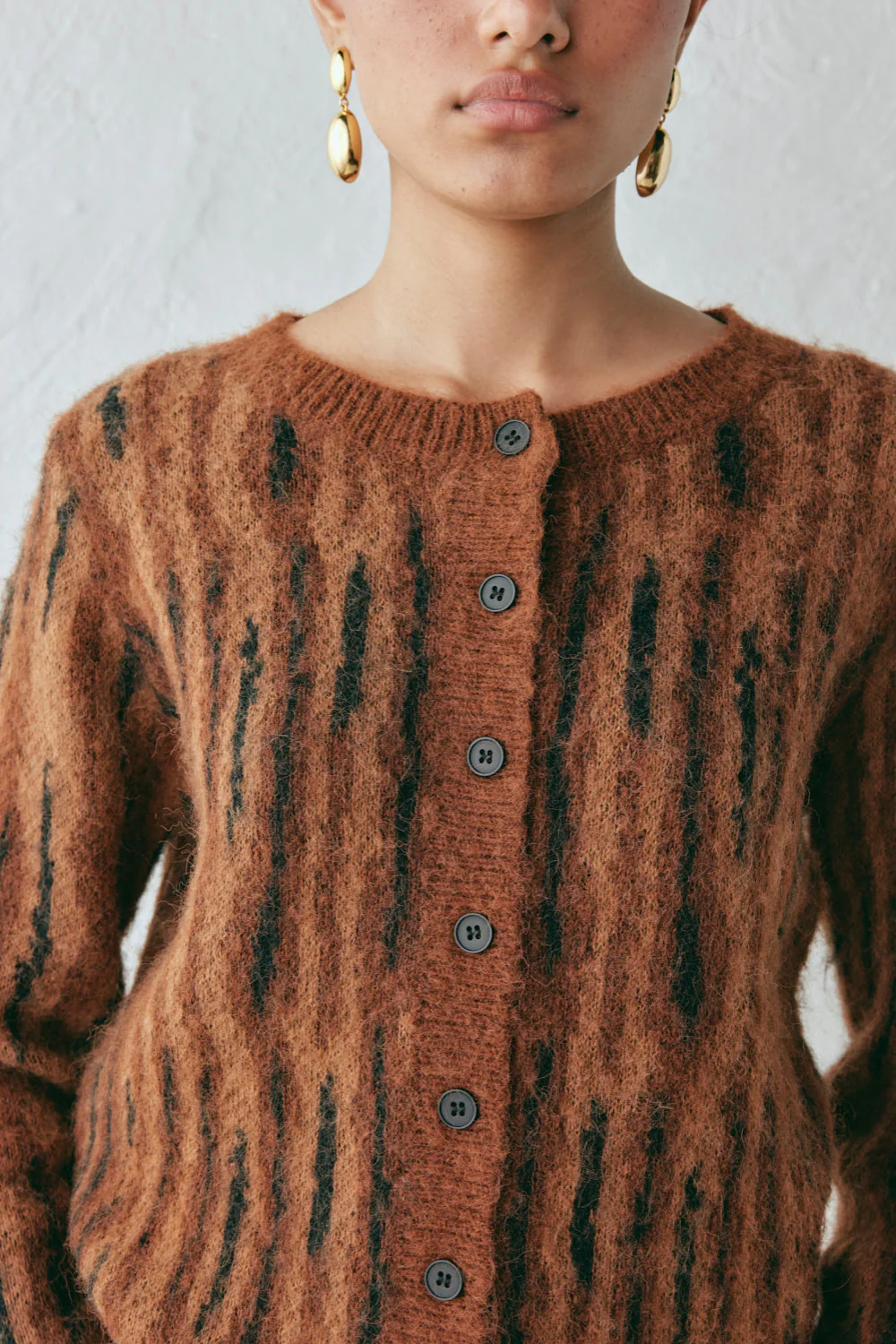 Ralph Knit Cardigan Brown - Image 3