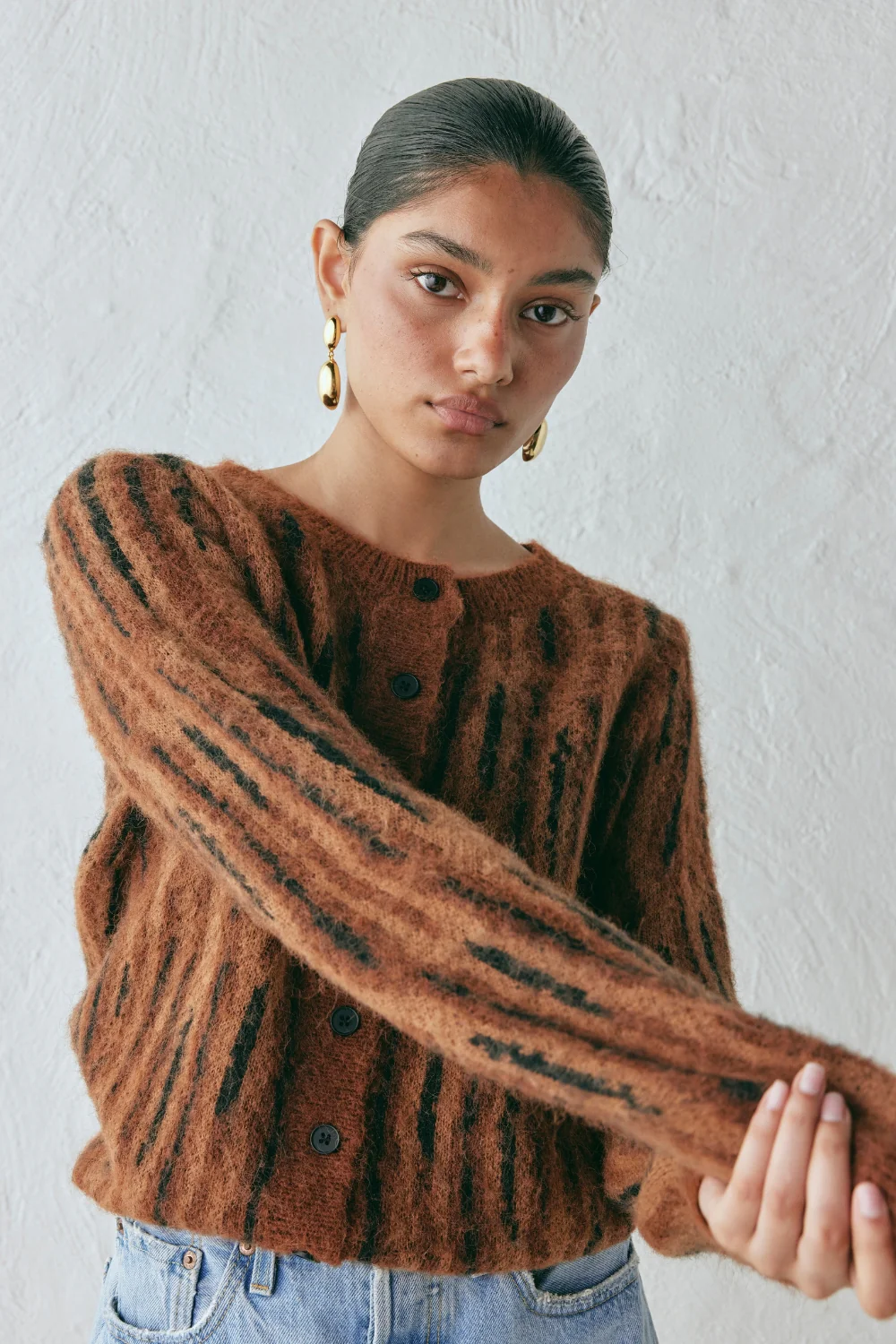 Ralph Knit Cardigan Brown - Image 7