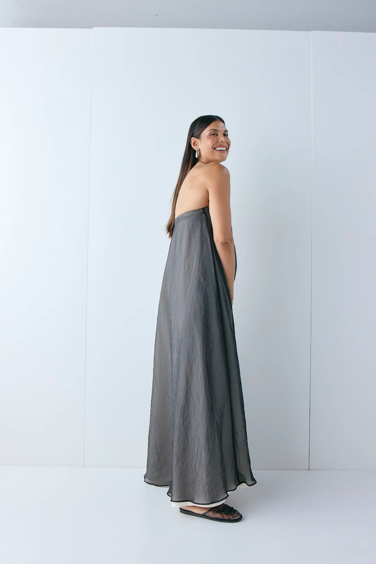 Ramona Maxi Dress Black - Image 7
