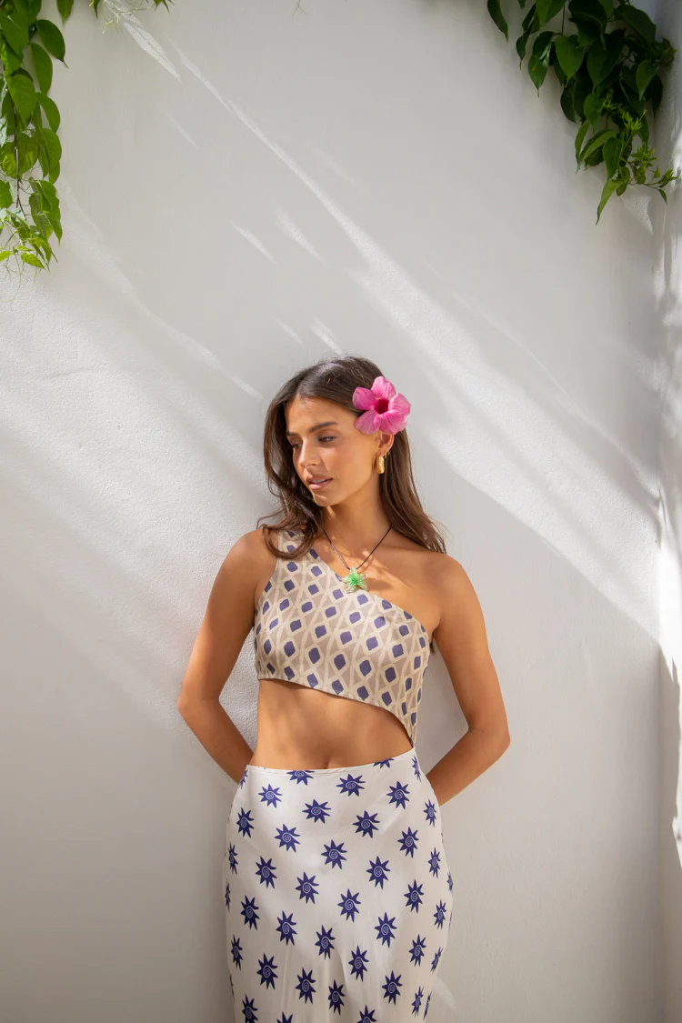 Ray Of Sun Bias Cut Maxi Dress Soleil - Image 3