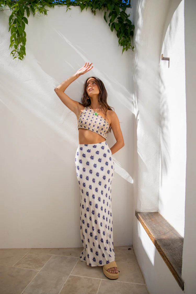 Ray Of Sun Bias Cut Maxi Dress Soleil - Image 4