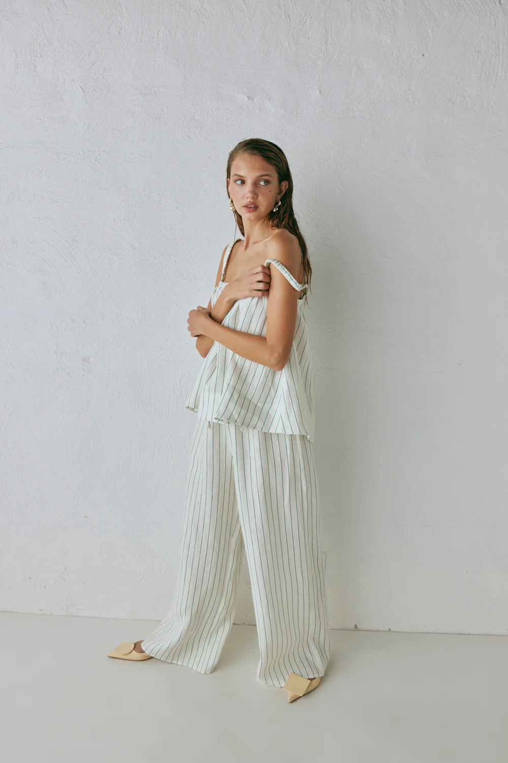 Raya Linen Pants Stripe - Image 8