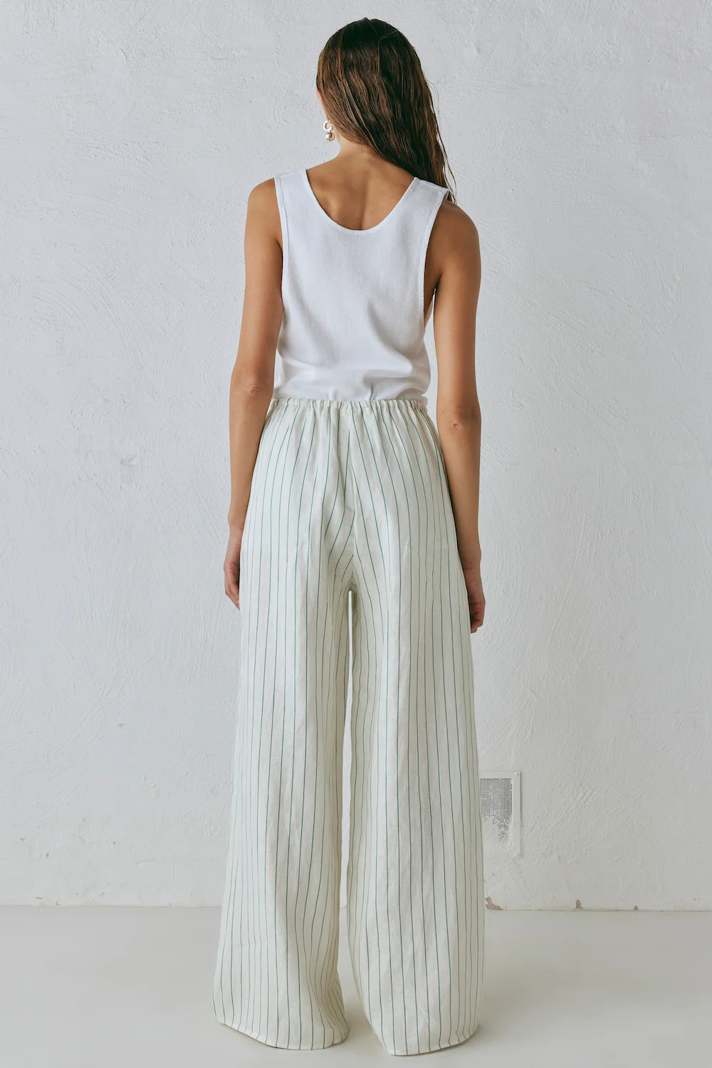 Raya Linen Pants Stripe - Image 9
