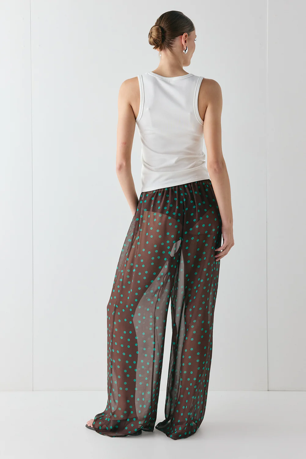 Raya Sheer Pants Polka Dot - Image 7
