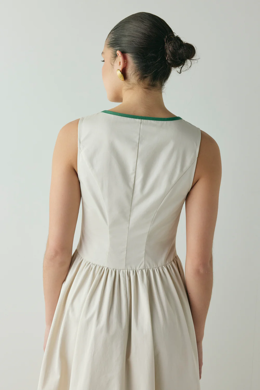 Reese Midi Dress Cream - Image 6