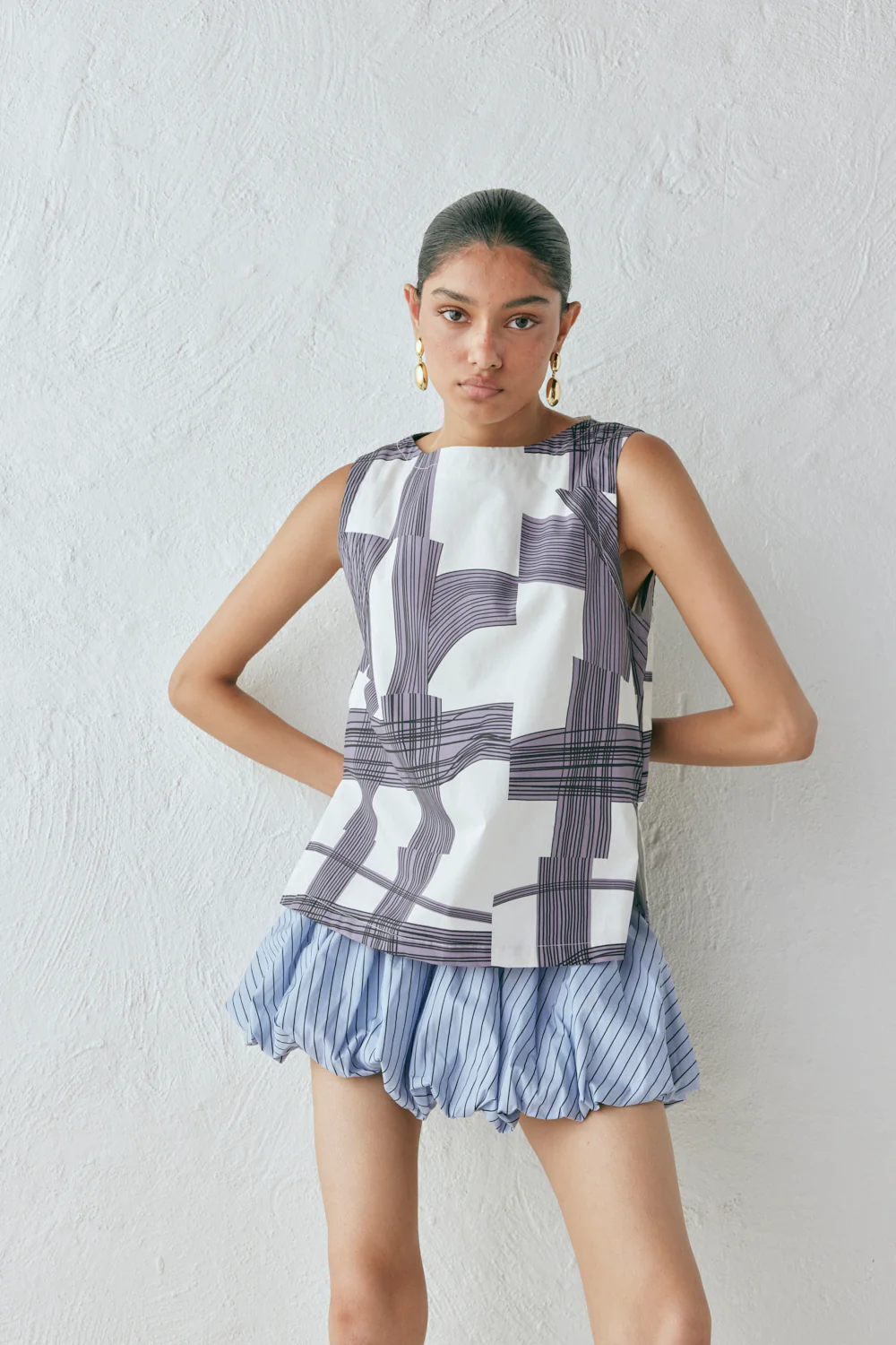 Remy Skort Blue Stripe - Image 7