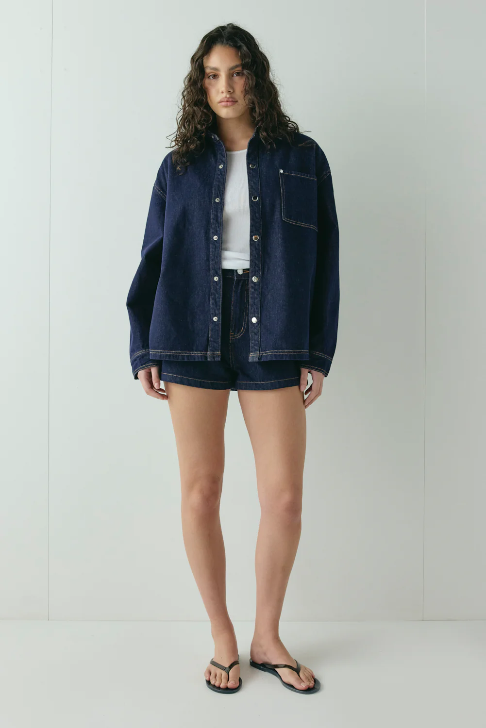 Rhea Denim Shorts Indigo - Image 6