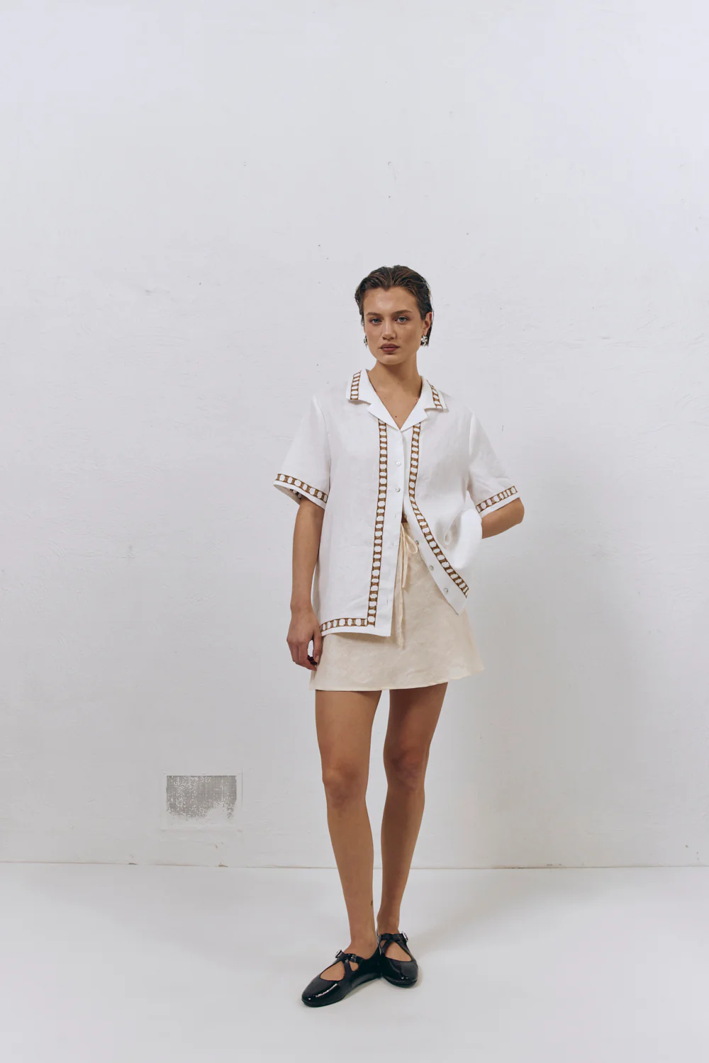 Ricci Linen Shirt Skyros - Image 3