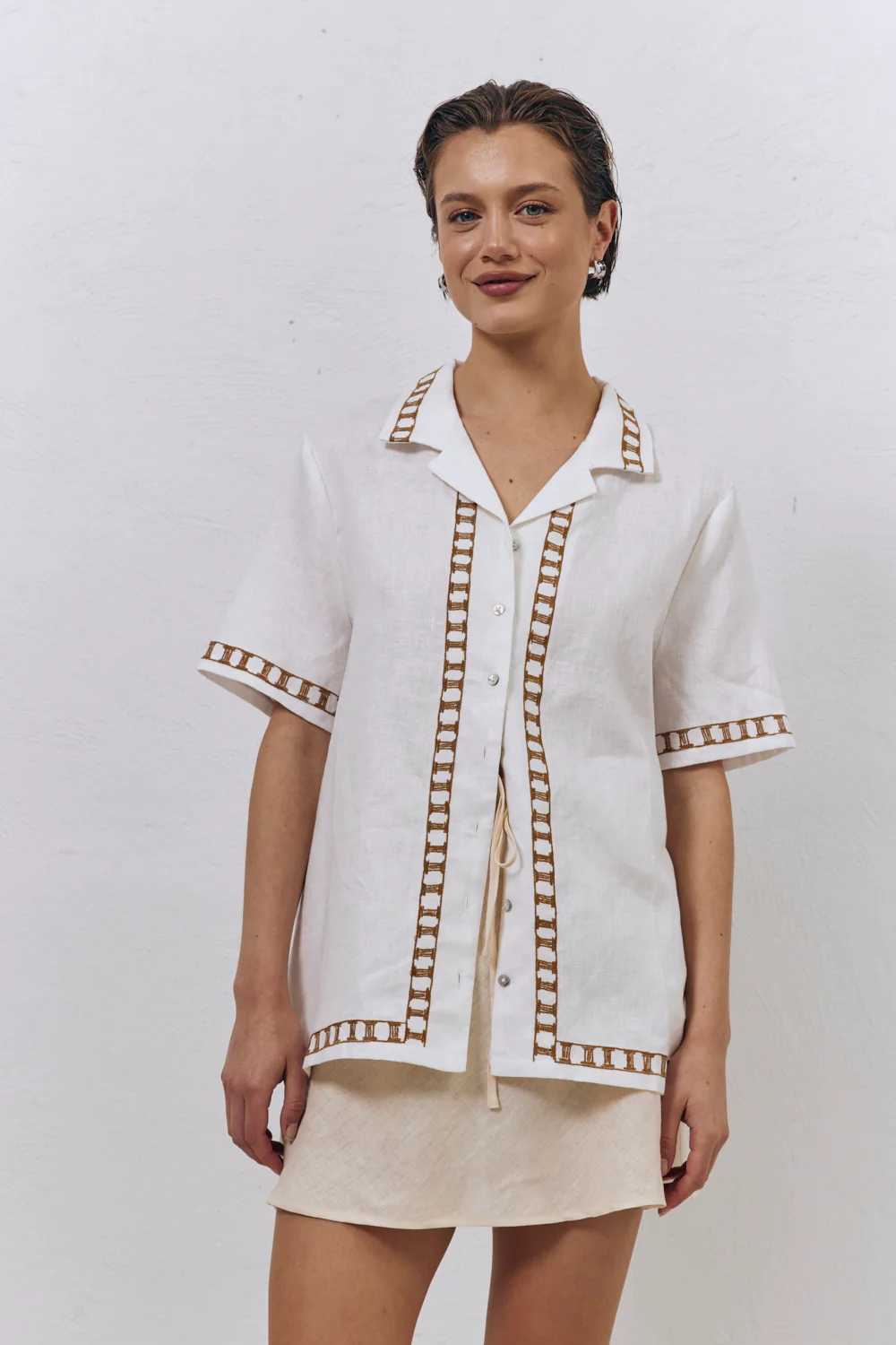Ricci Linen Shirt Skyros - Image 5