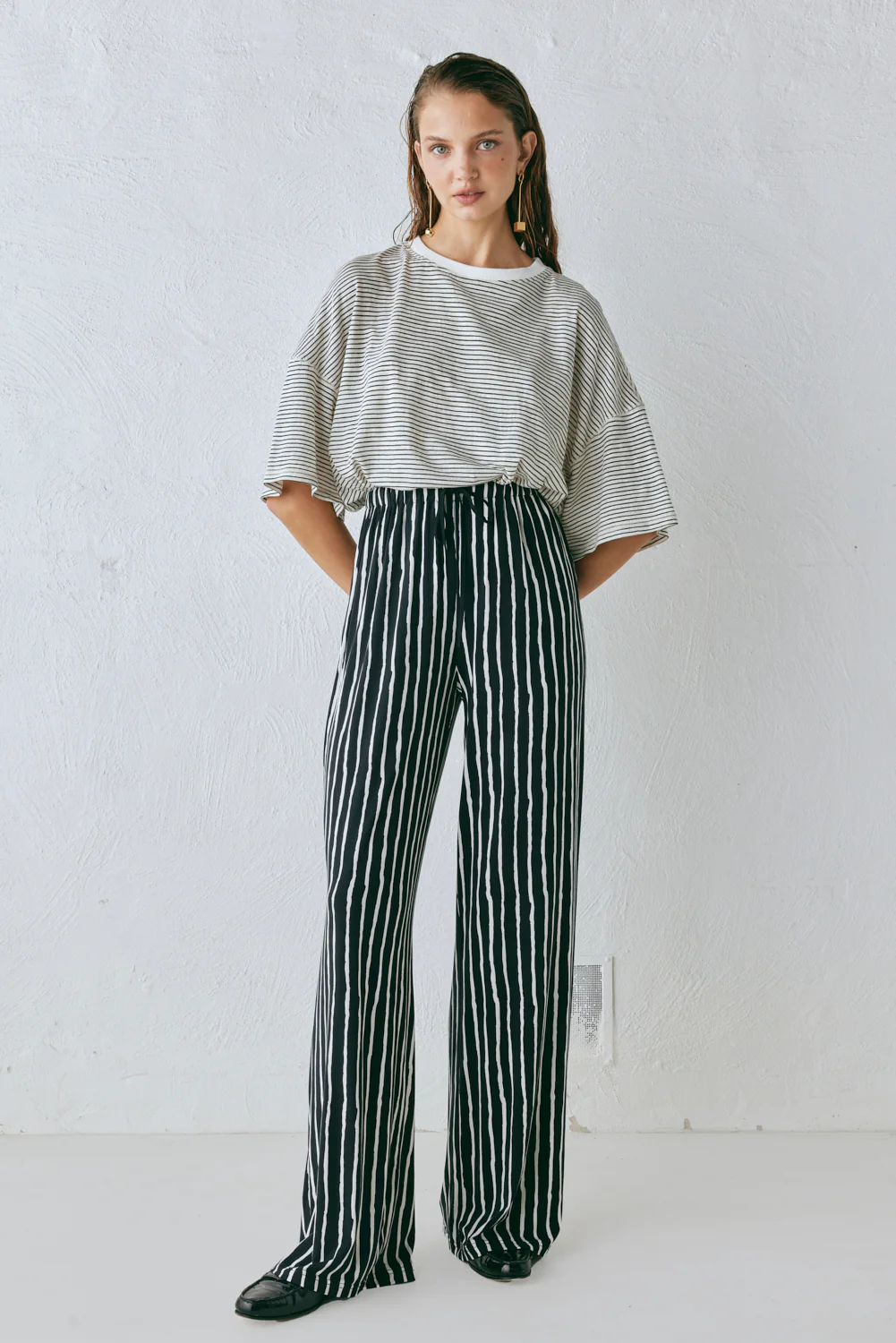 Rieti Pants Black Stripe - Image 6