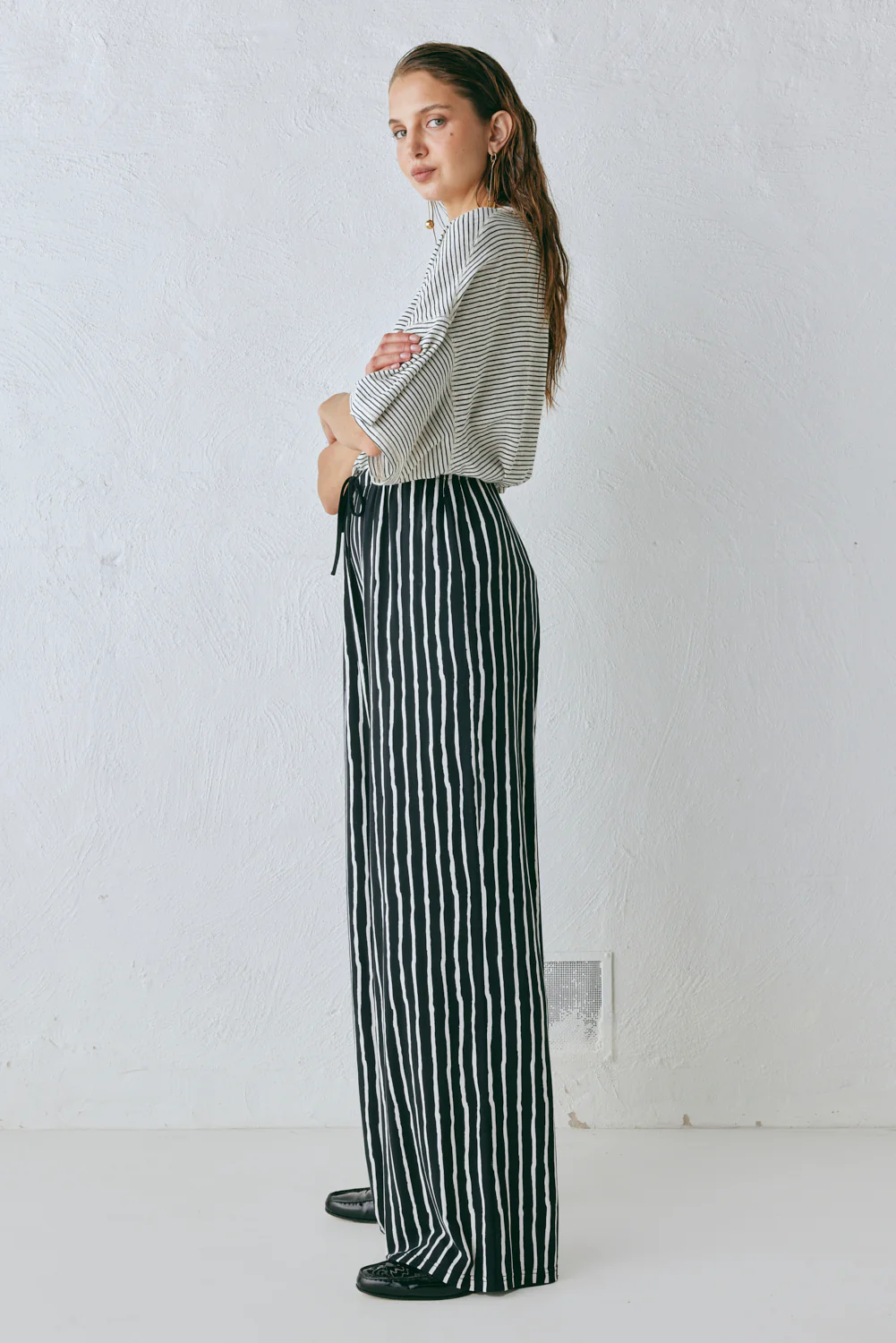 Rieti Pants Black Stripe - Image 7
