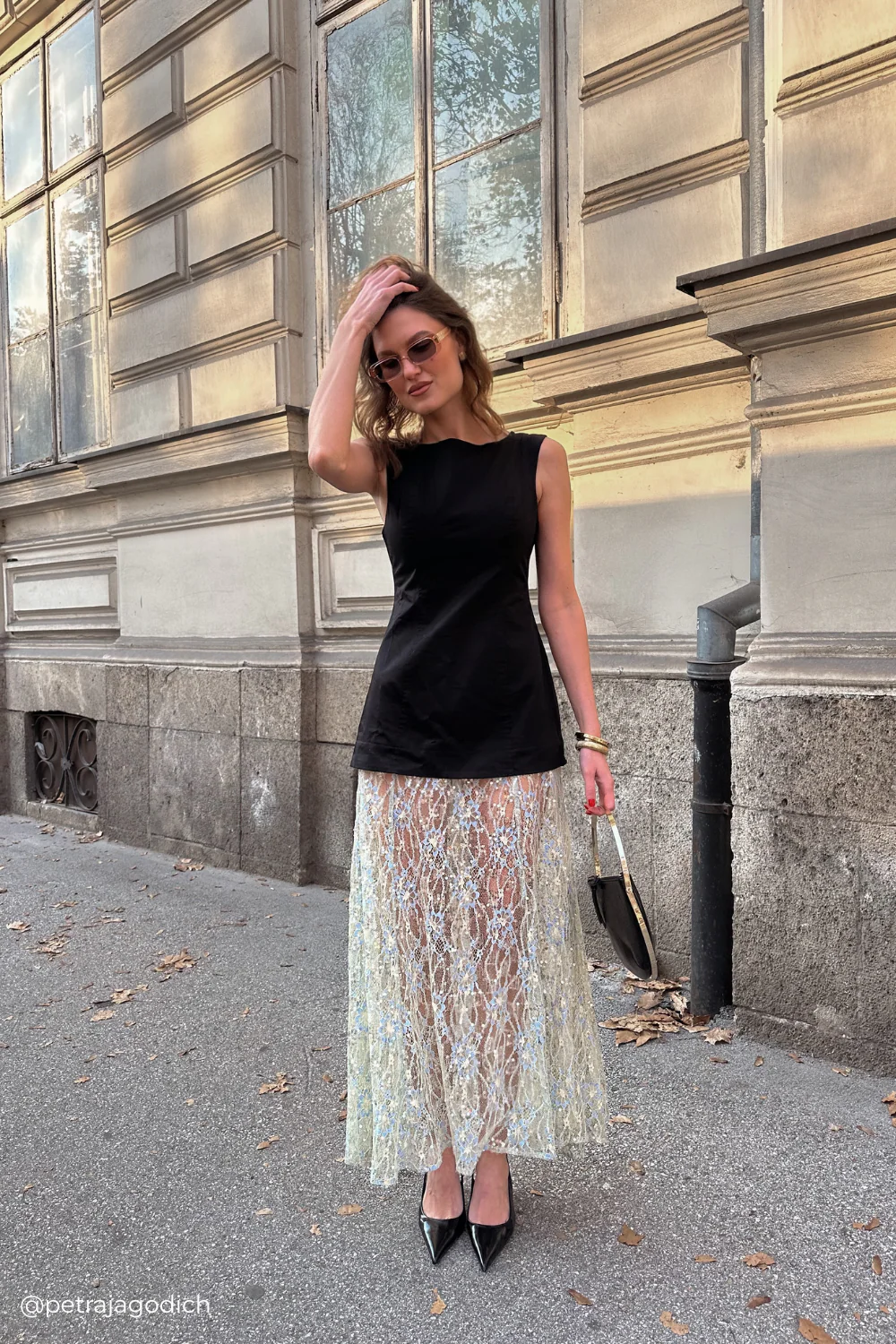 Robbie Sequin Maxi Dress Black - Image 4