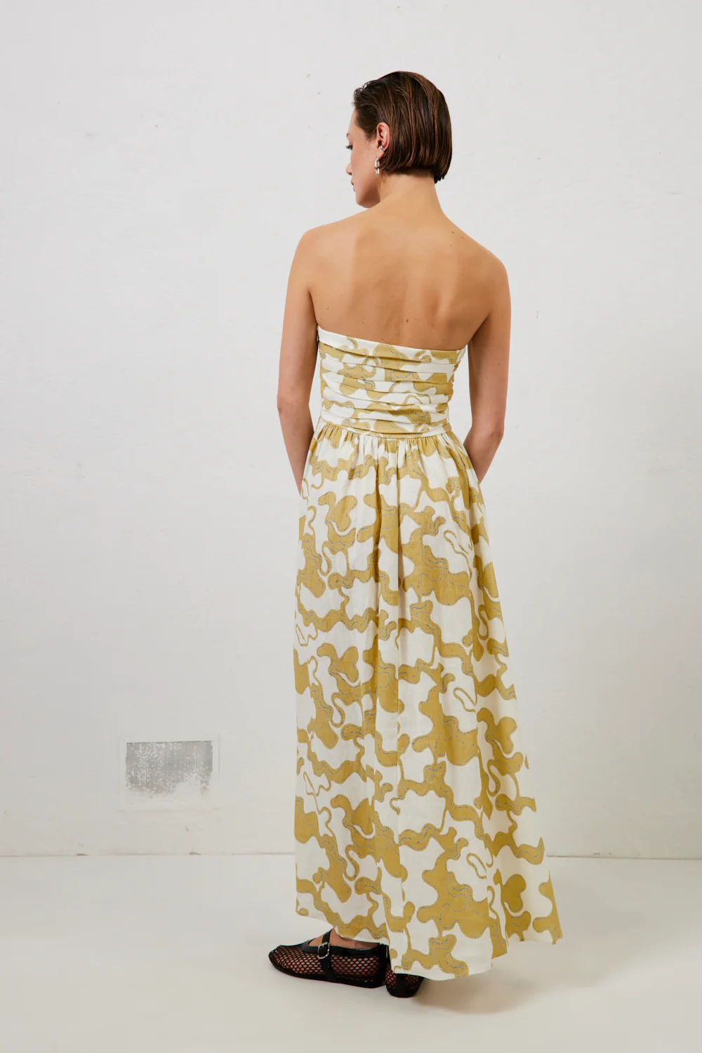 Saint Malo Linen Midi Dress Tropic - Image 4
