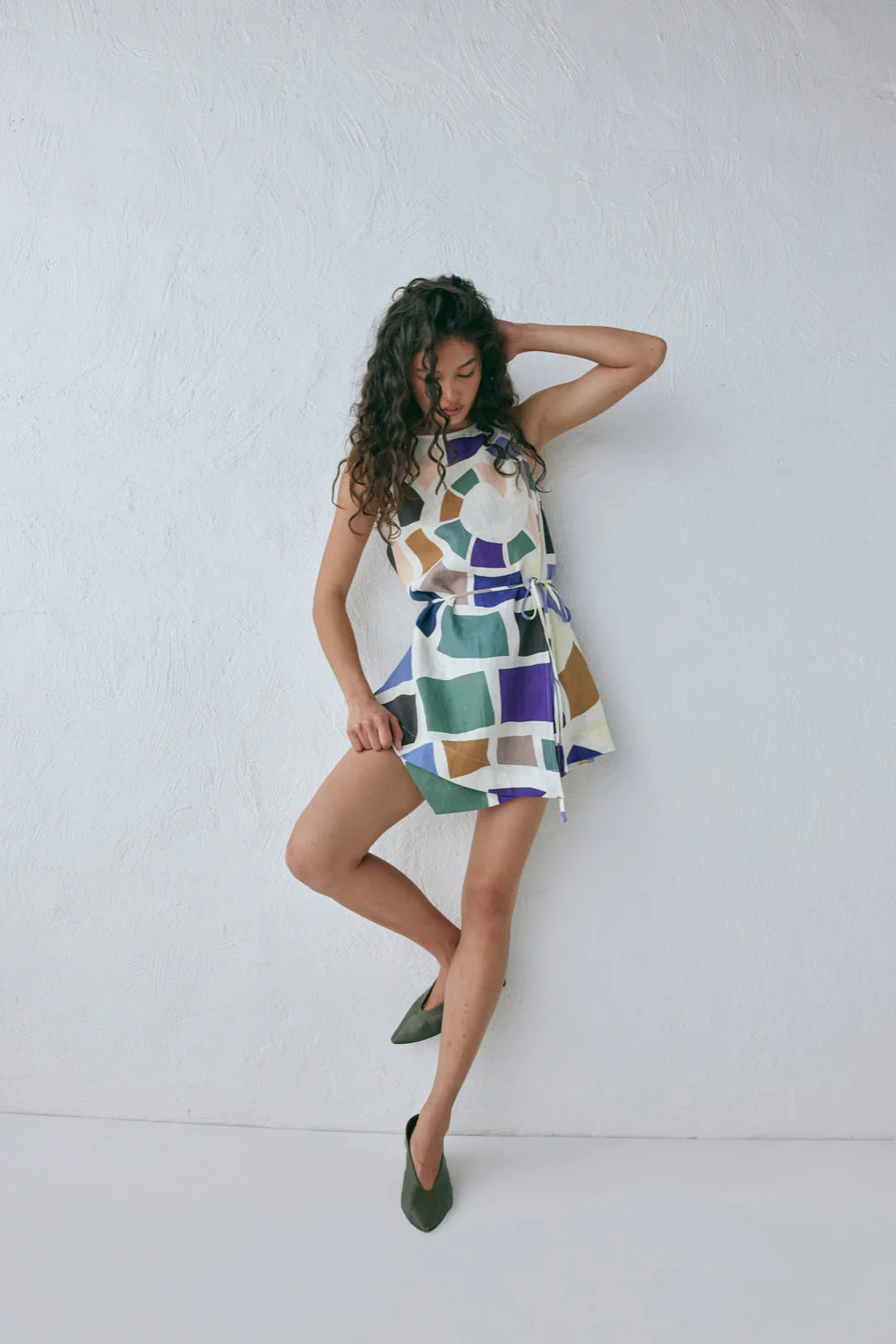 Scarlet Wrap Mini Dress Lei - Image 6